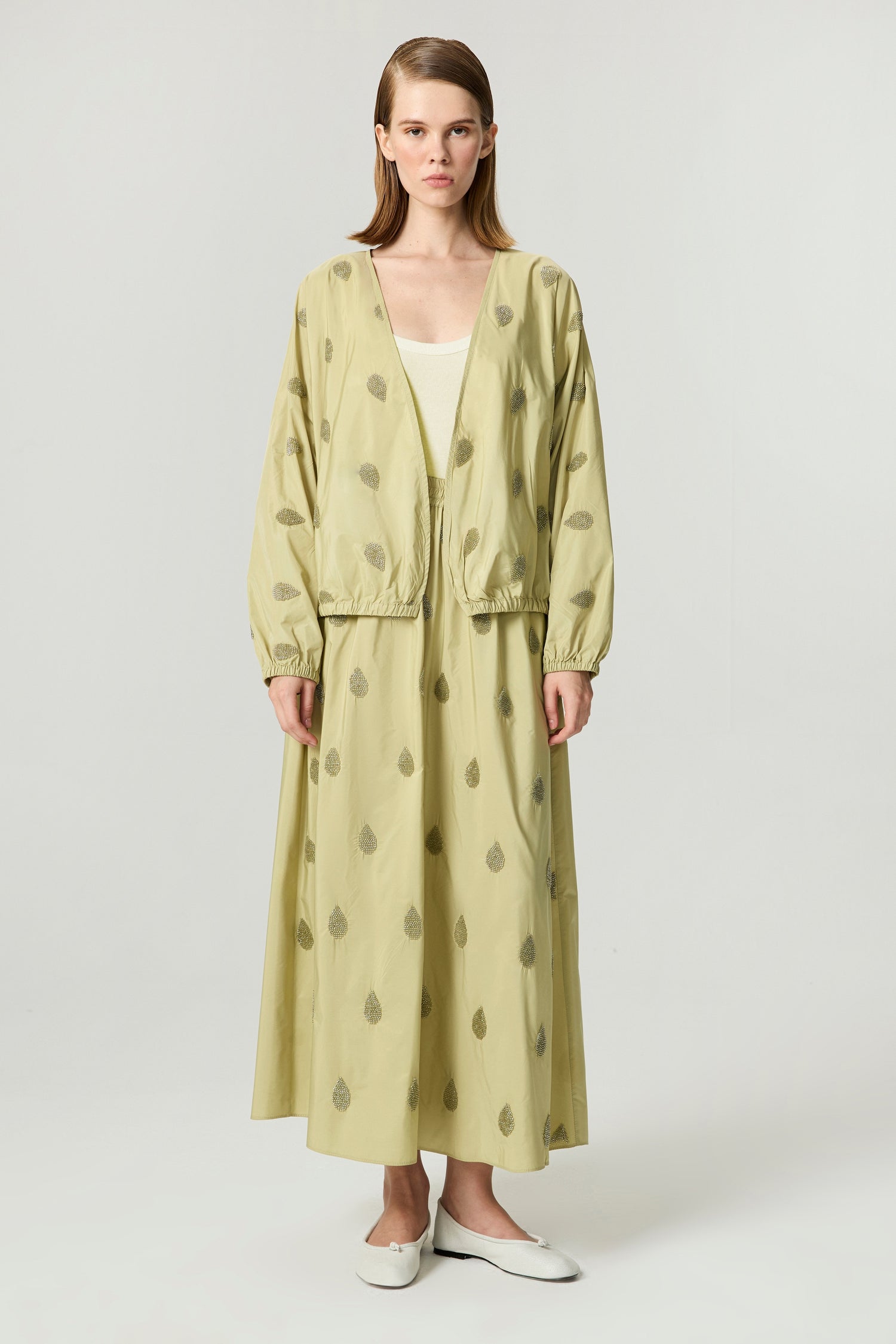 Lightweight V-Neck Printed Kimono