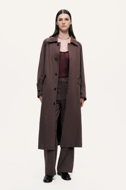 Single-Breasted Trench Coat