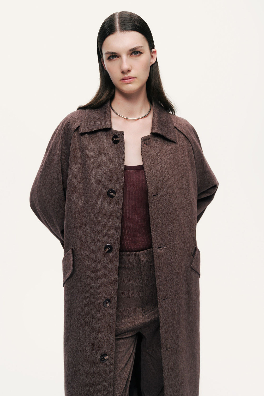Single-Breasted Trench Coat