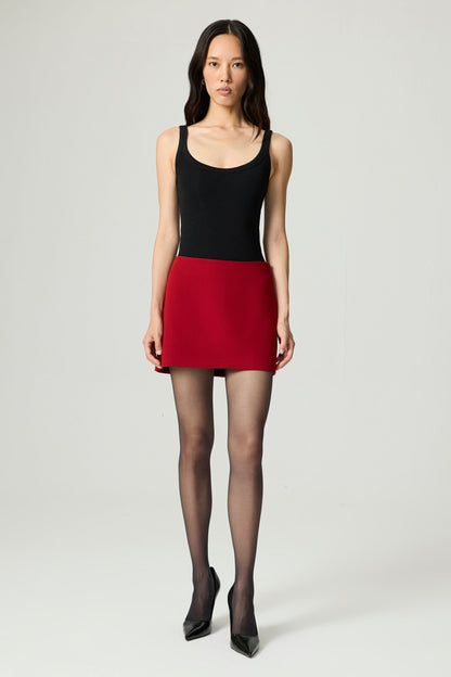 Clean-Front Mini Skort