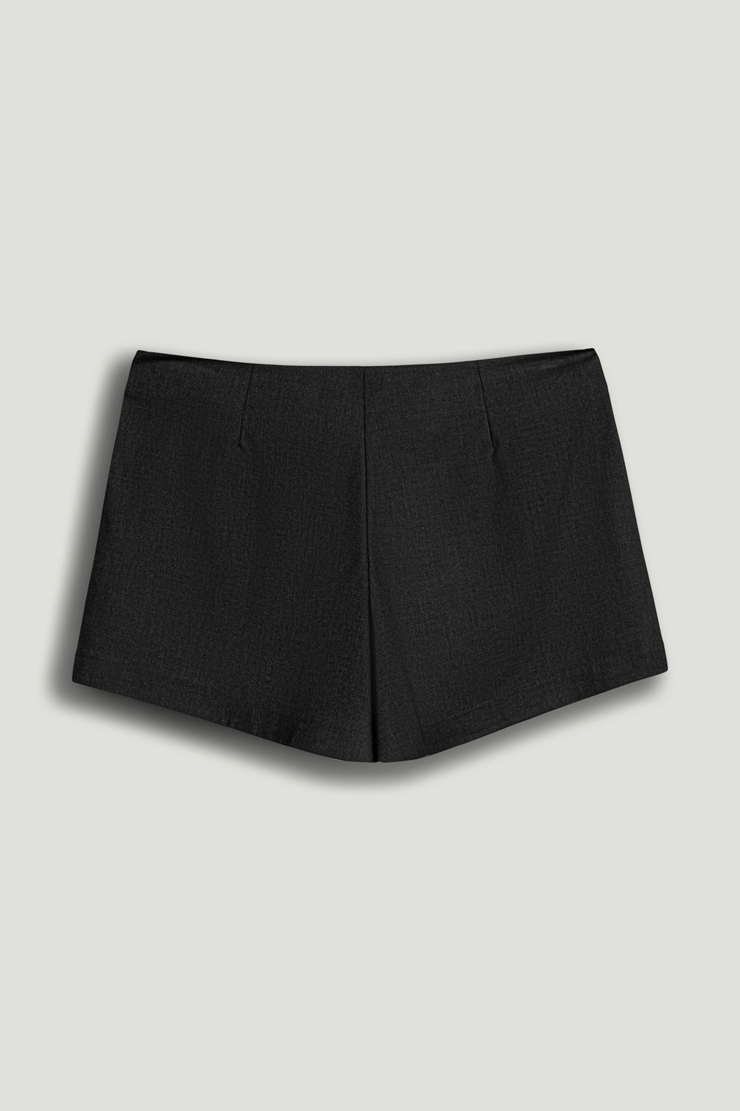 Black Low Rise Mini Skort