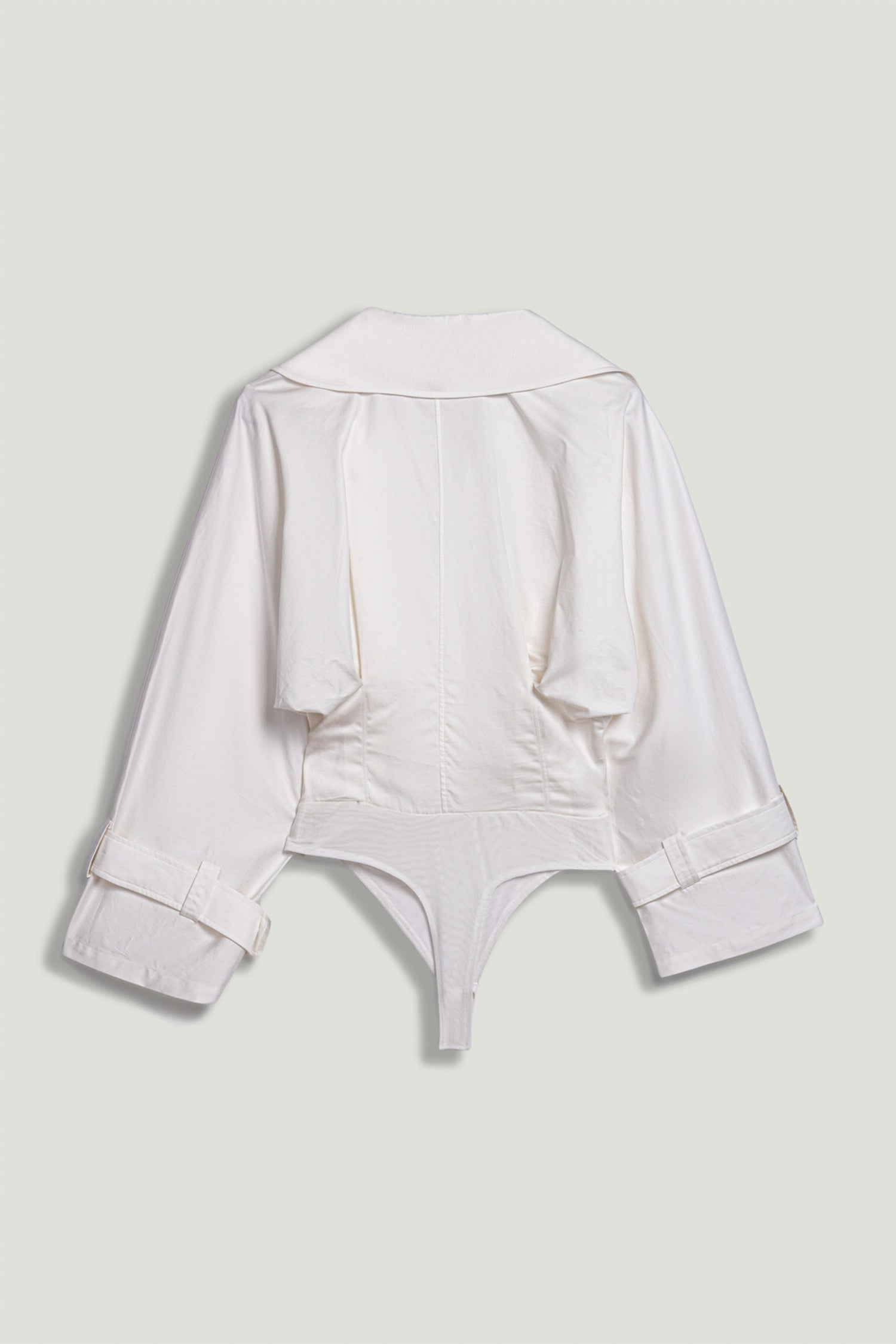 Layered Collar Wrap Bodysuit