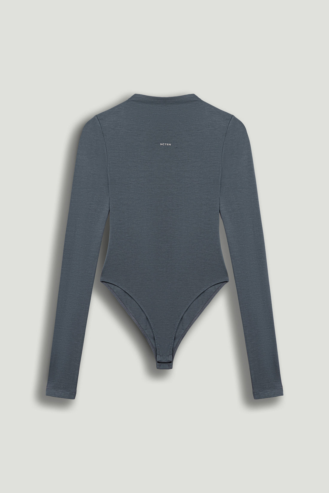 Long-Sleeve Mock-Neck Jersey Bodysuit