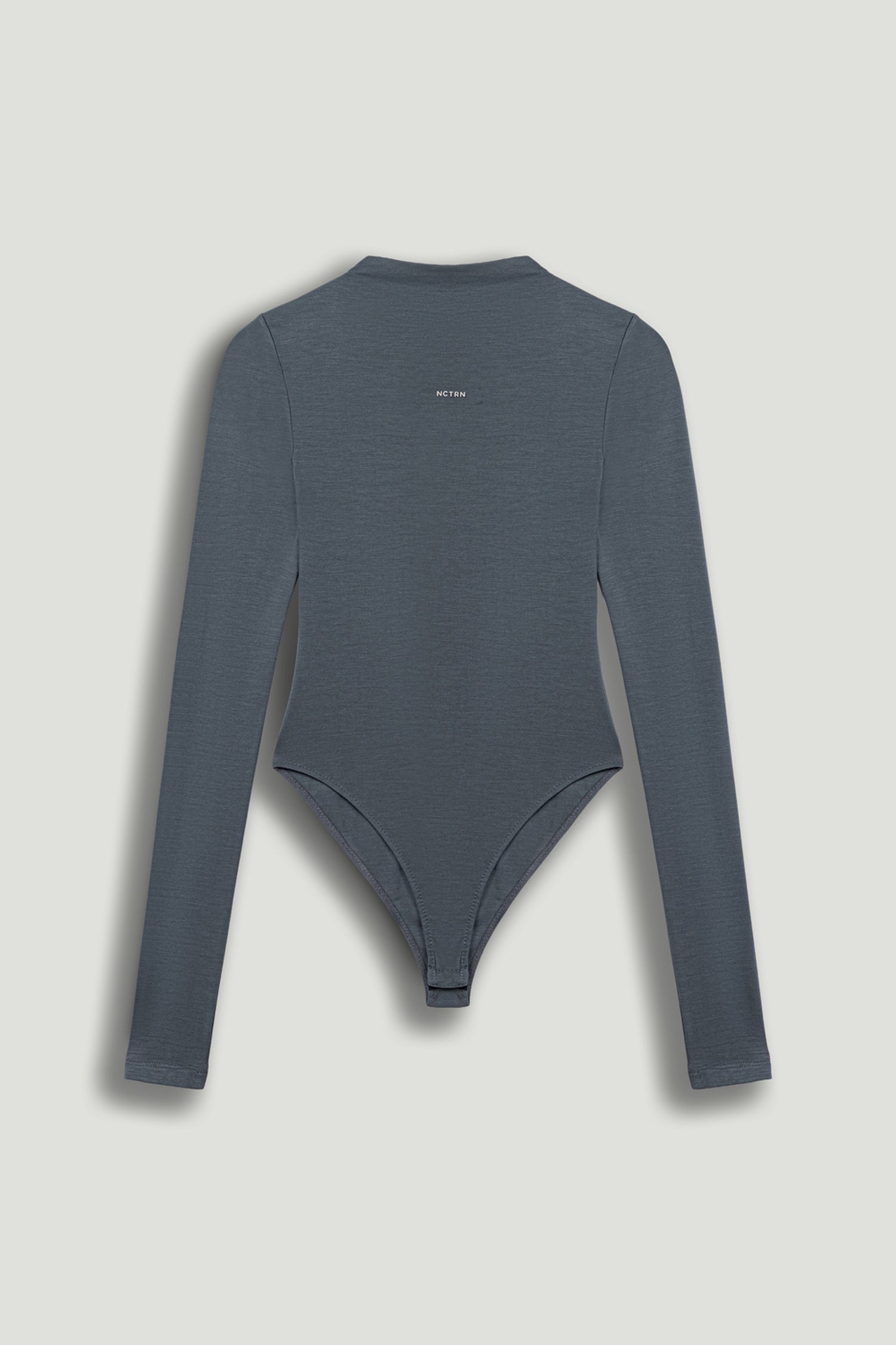Long-Sleeve Mock-Neck Jersey Bodysuit
