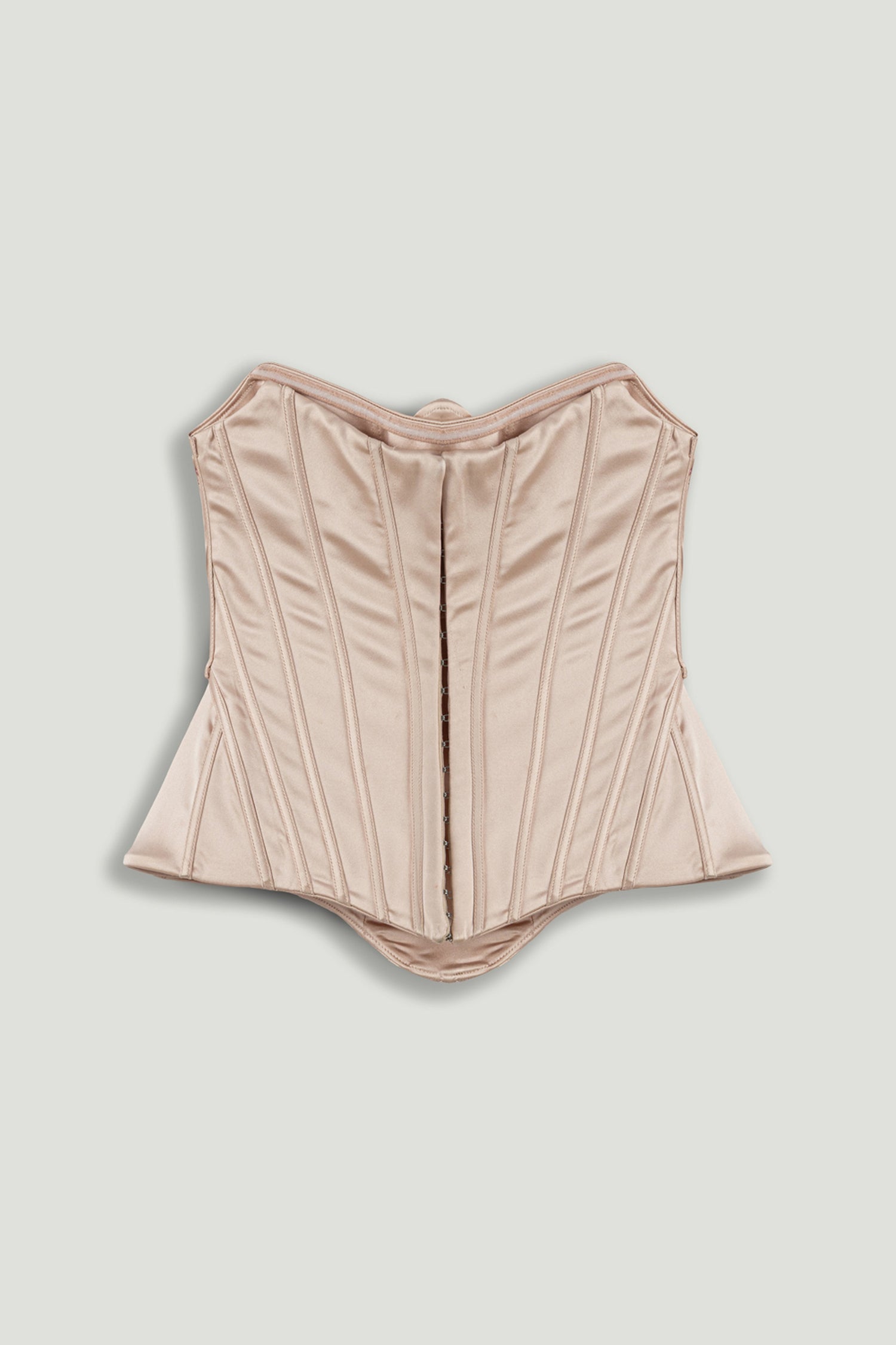 Sculpted Satin Corset Top