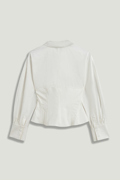 Structured Corset-Inspired Shirt