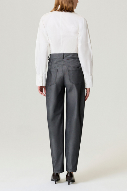 Structured Corset-Inspired Shirt