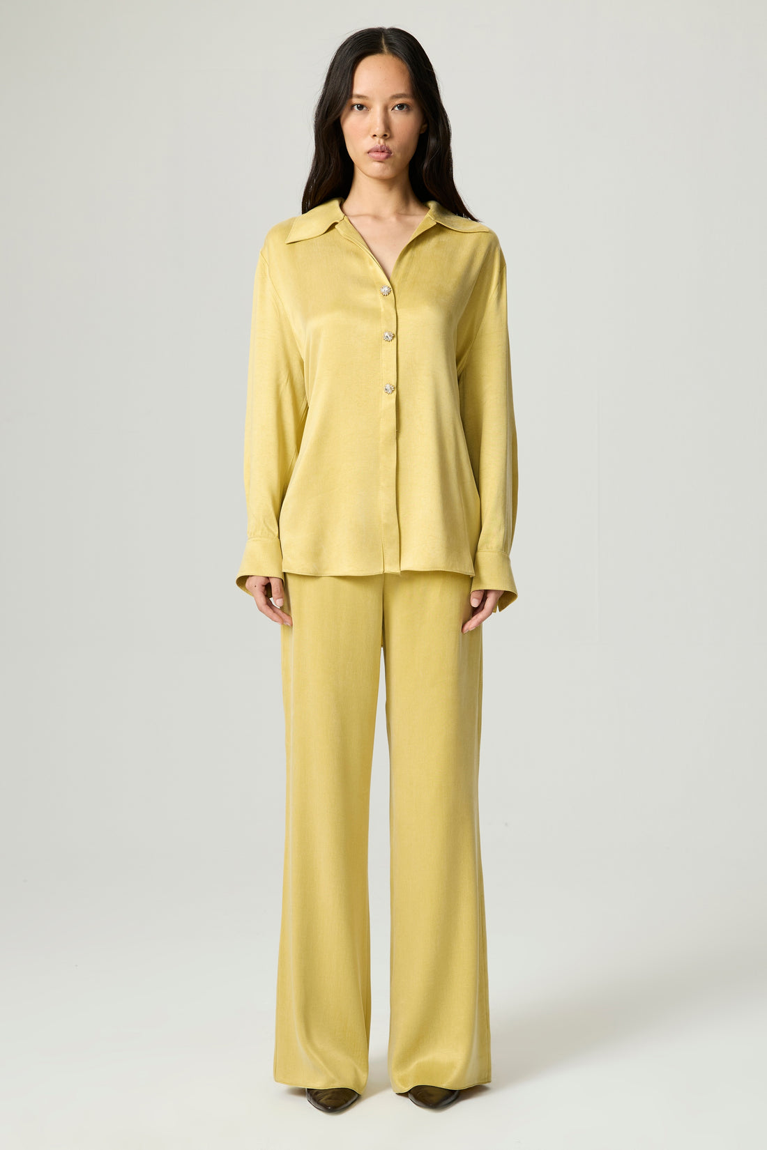 Elastic-Waist Relaxed Pants