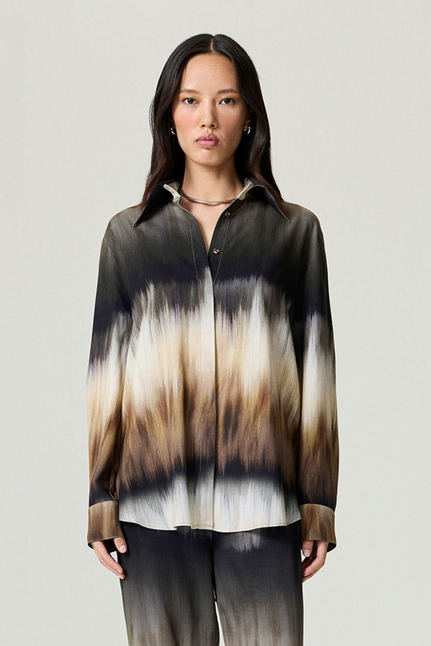 Tie-Dye Patterned Shirt