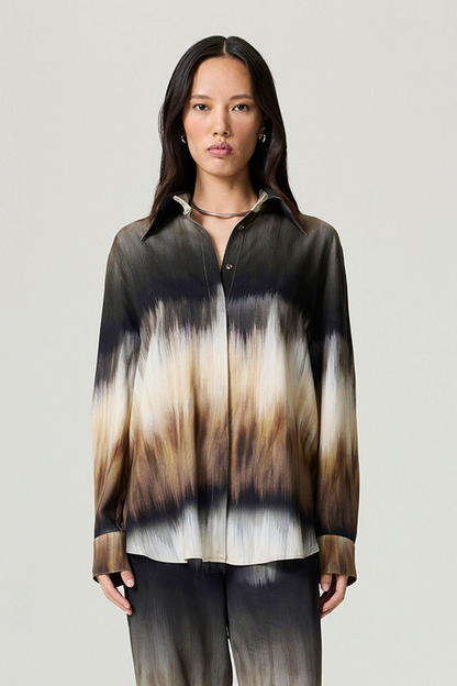 Tie-Dye Patterned Shirt