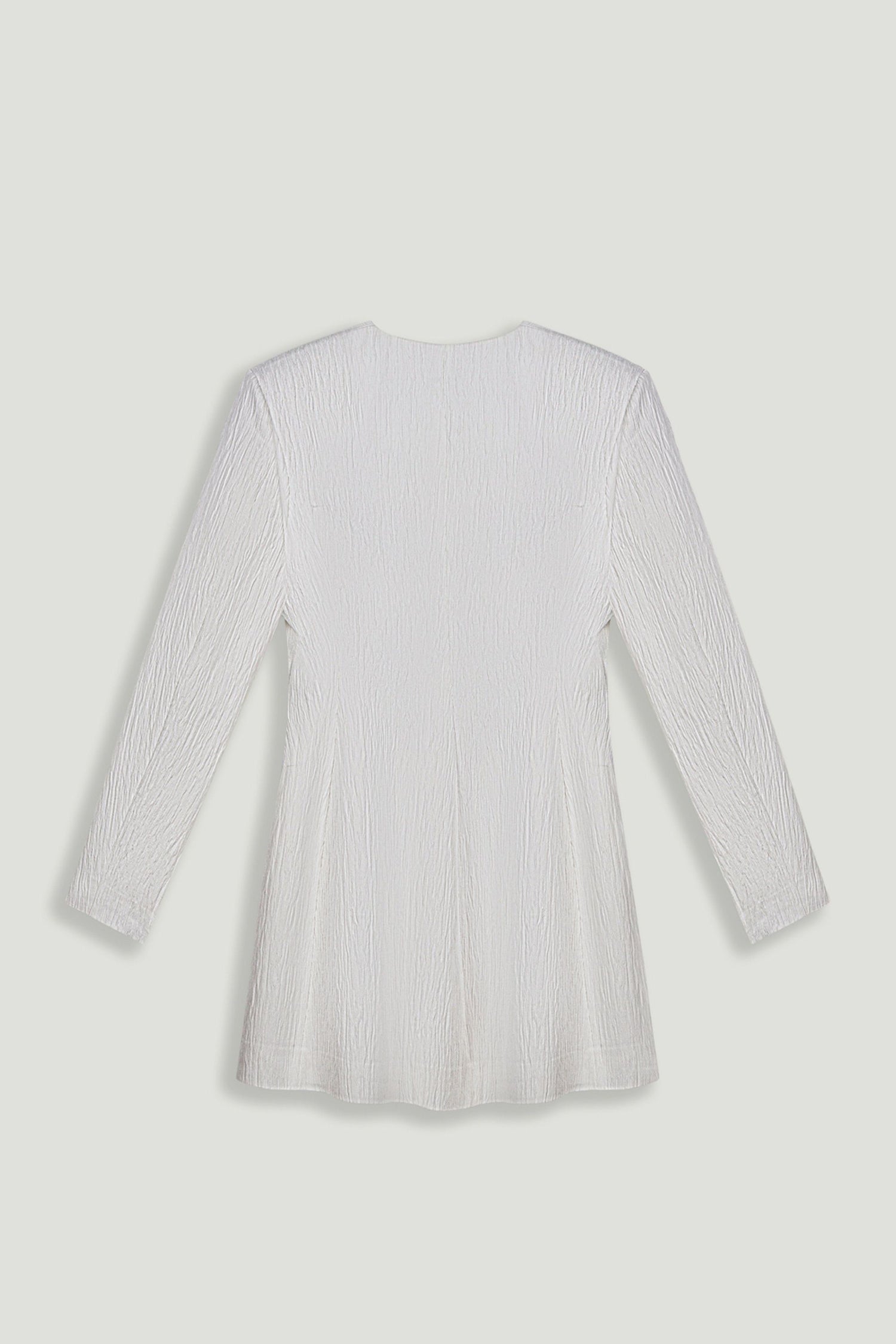 Padded Shoulder Mini Dress