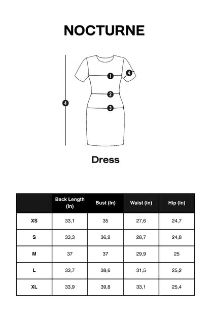 Padded Shoulder Mini Dress