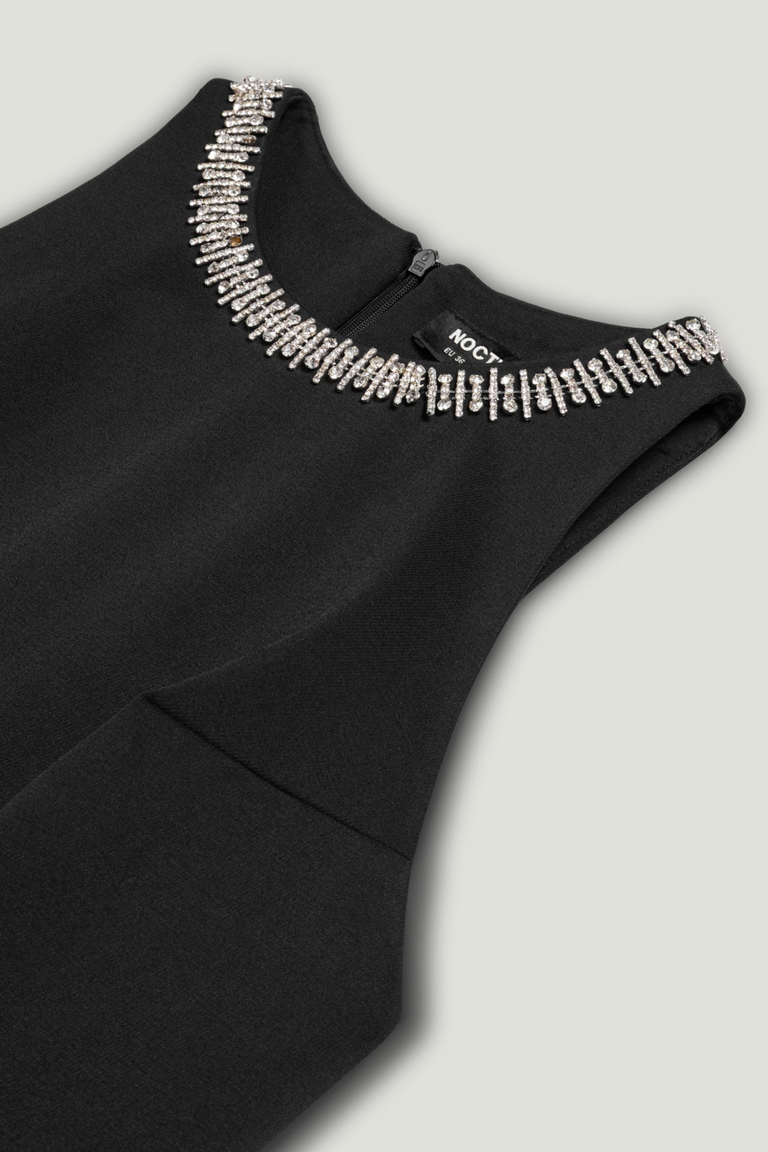 Black Ruffled Mini Dress