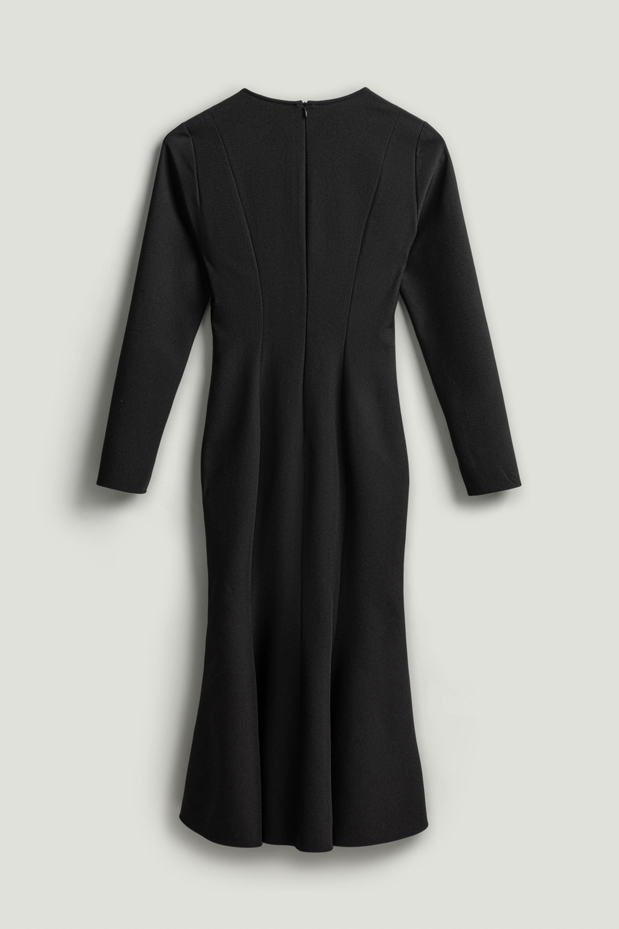 Bow Detail Mermaid Maxi Dress