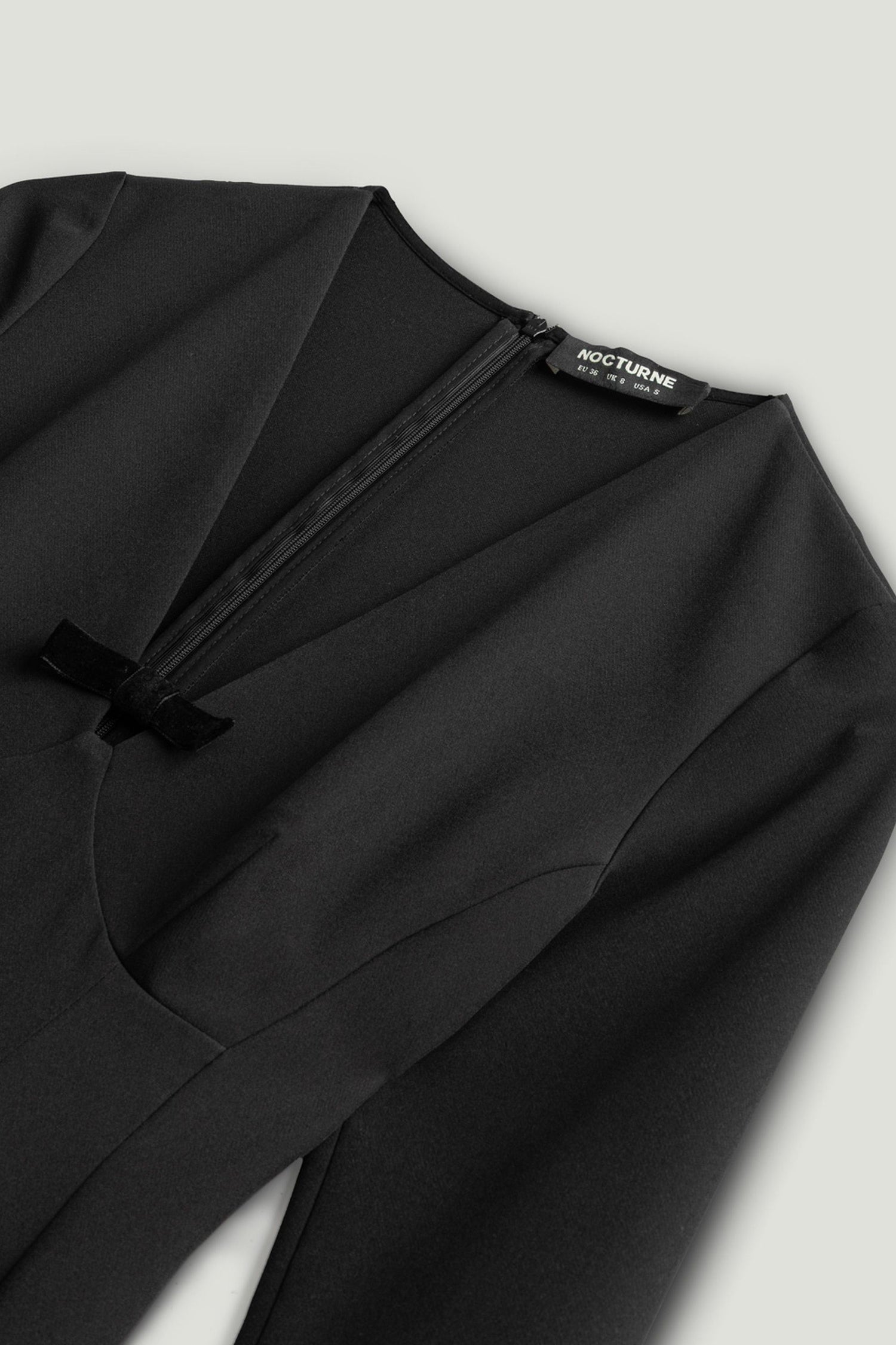 Bow Detail Mermaid Maxi Dress