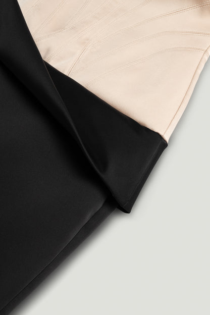 Draped Sweetheart Corset Dress