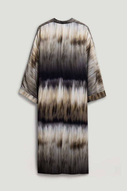 Tie-Dye Patterned Maxi Dress