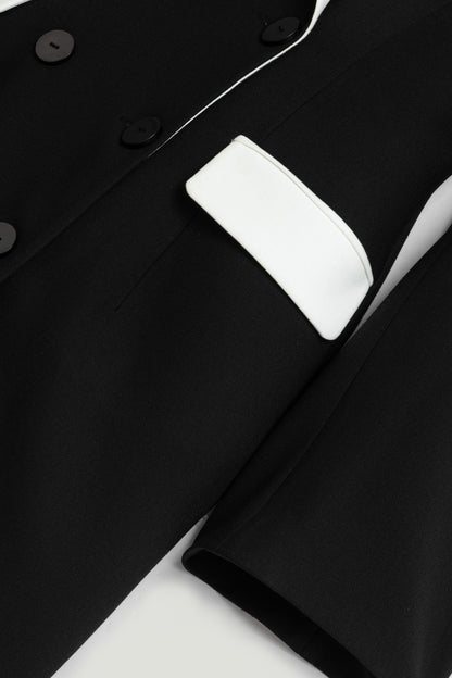 Double-Breasted Blazer Mini Dress