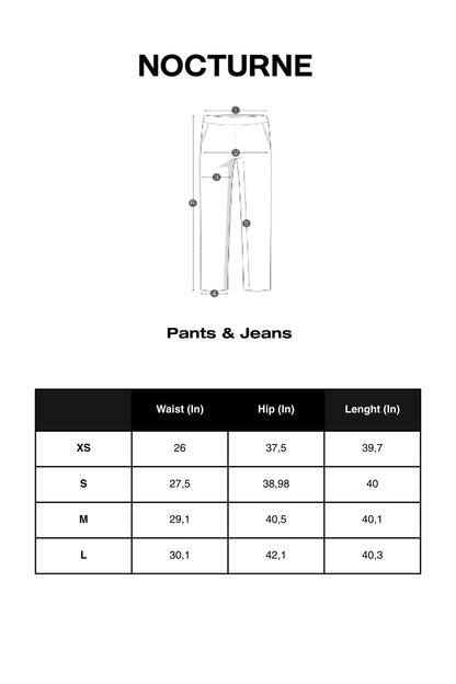 Cord Detailed Pants