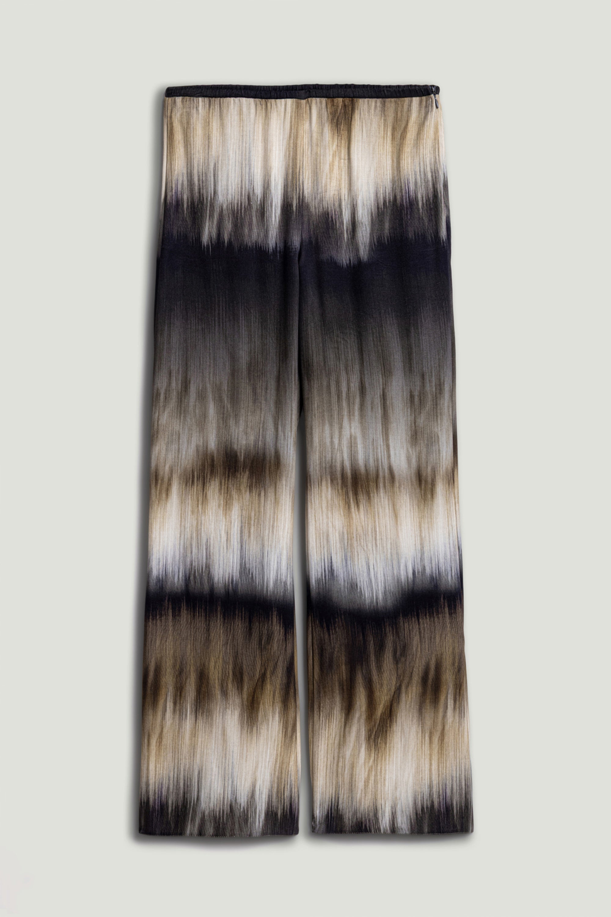 Batik Print Wide-Leg Pants