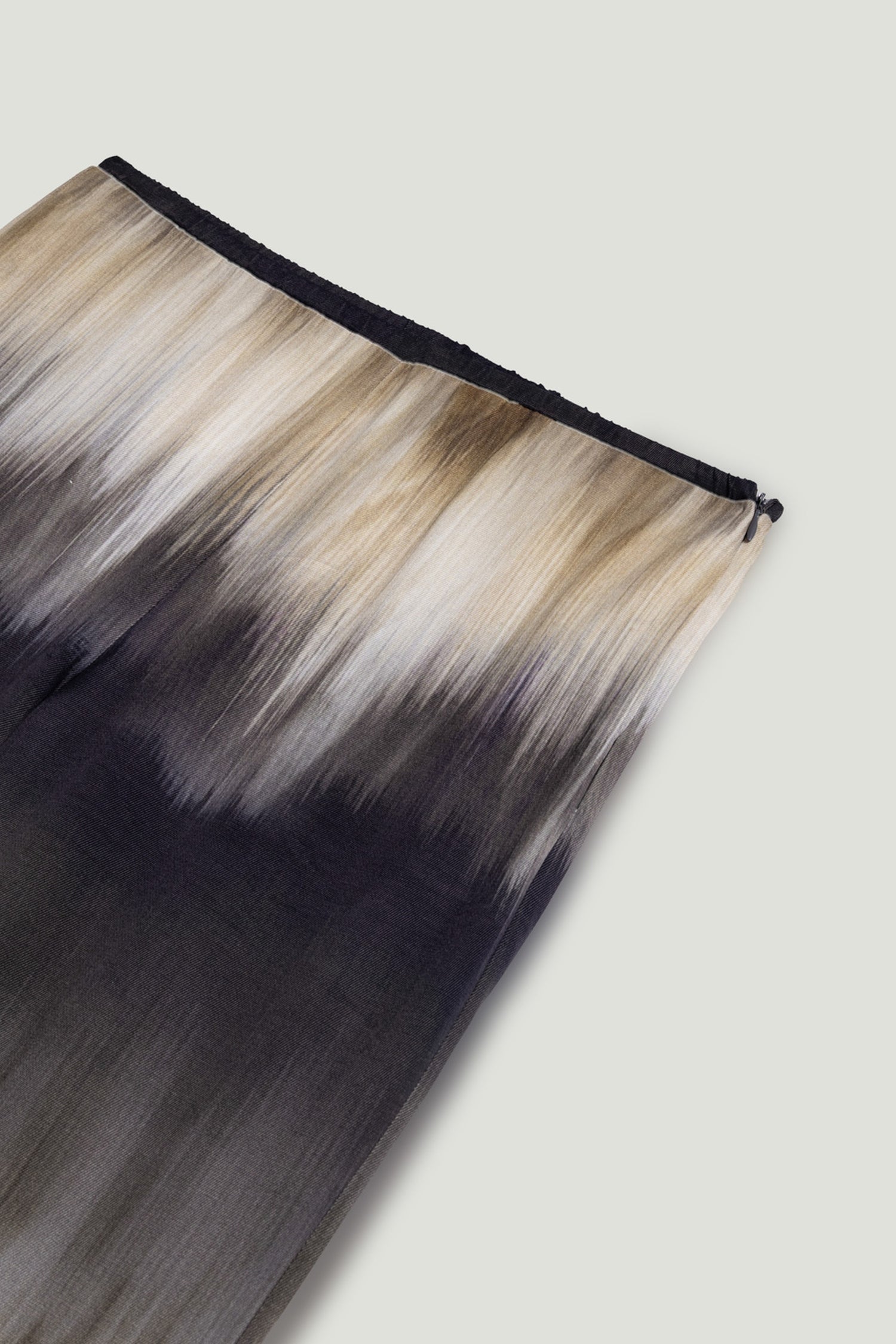 Batik Print Wide-Leg Pants