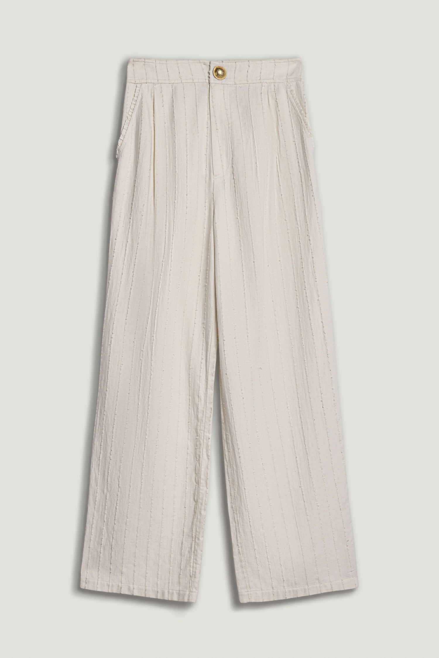 Ruffle Trim Detailed Pants