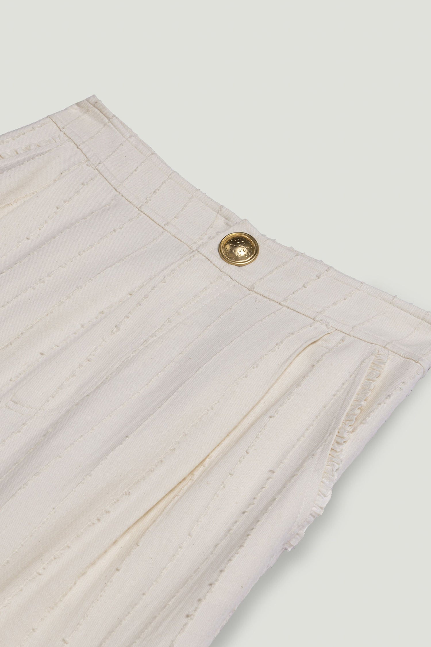 Ruffle Trim Detailed Pants