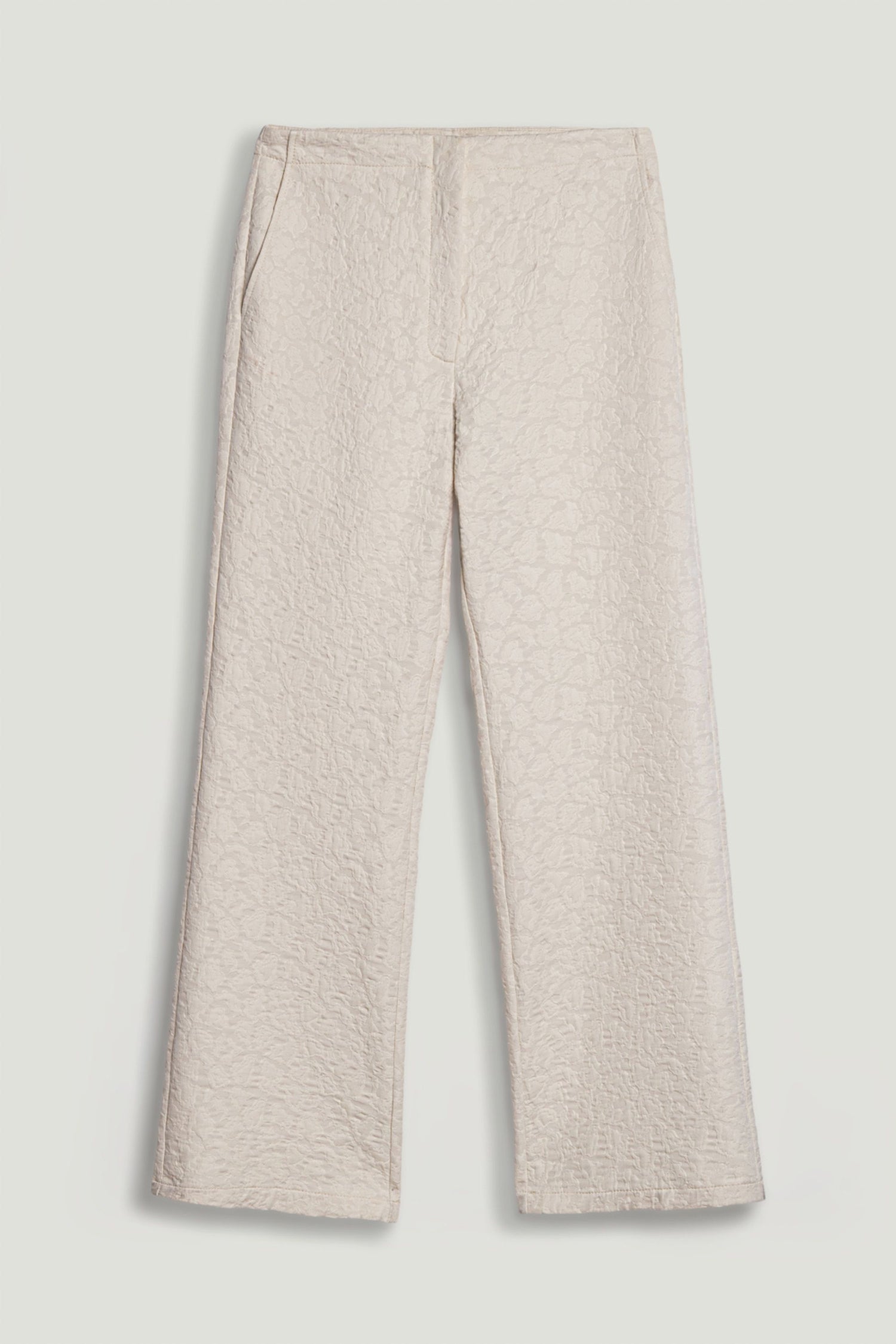 Contrast Fabric Detailed Pants