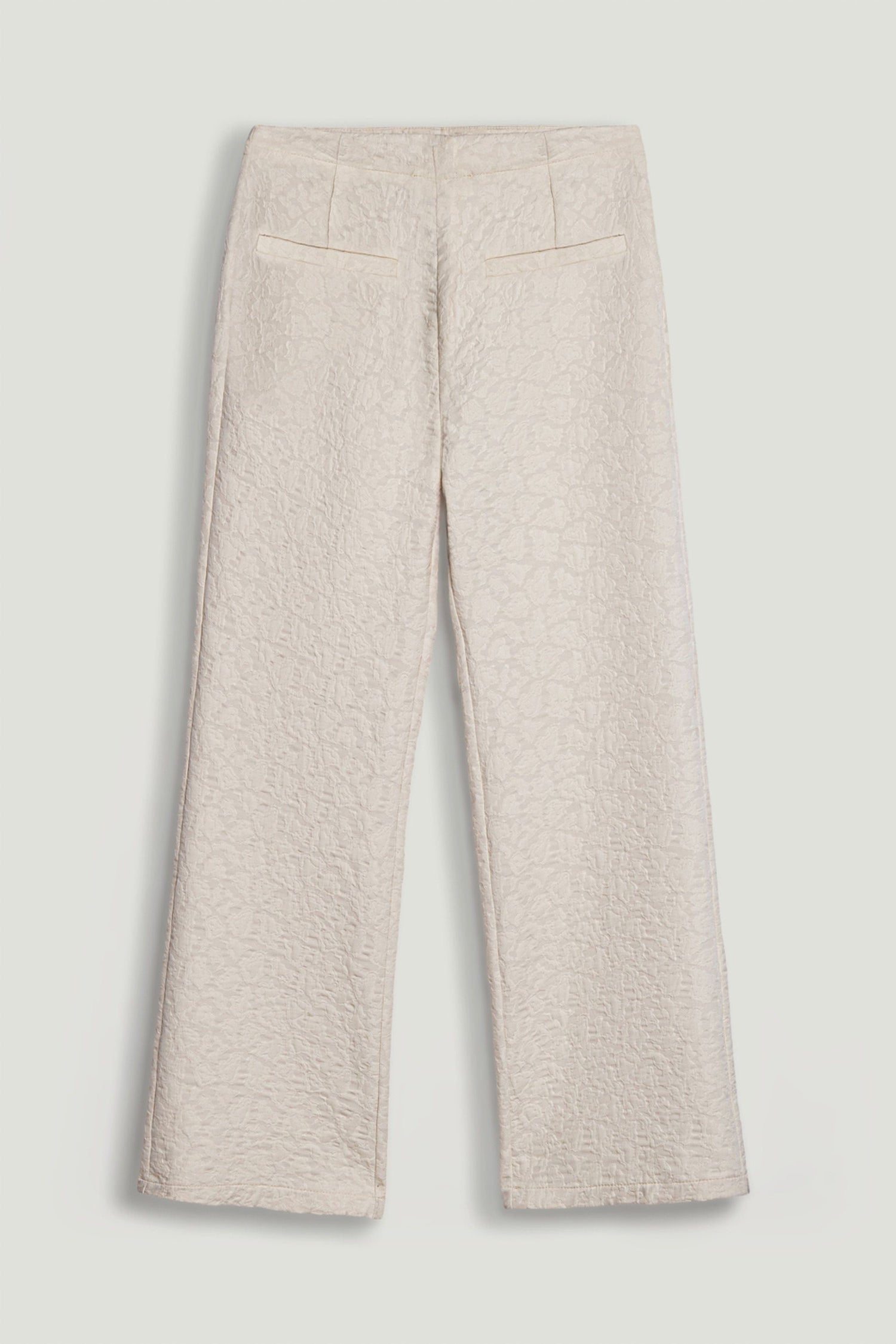 Contrast Fabric Detailed Pants
