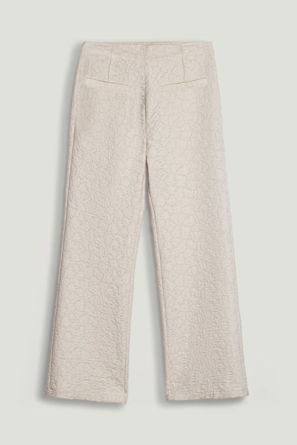 Contrast Fabric Detailed Pants