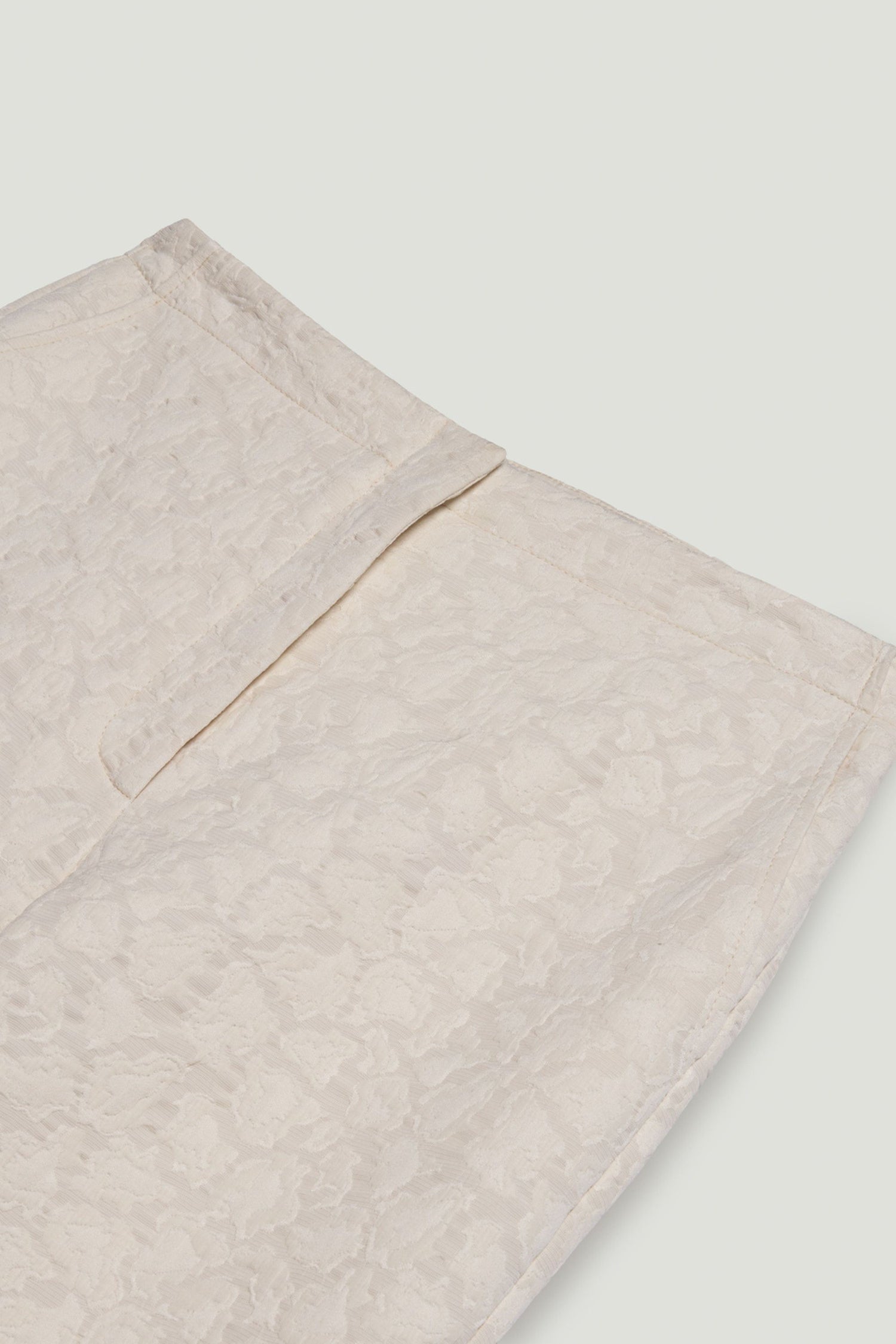 Contrast Fabric Detailed Pants