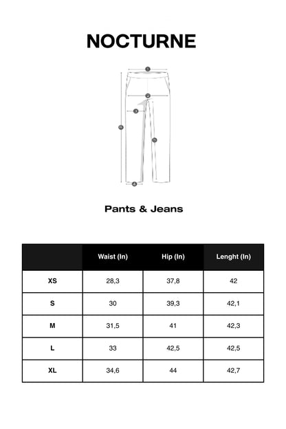 Contrast Fabric Detailed Pants