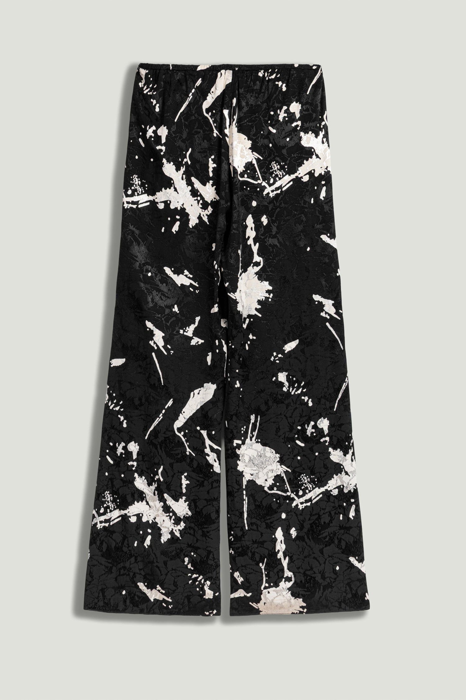 Black and White Draped Pants