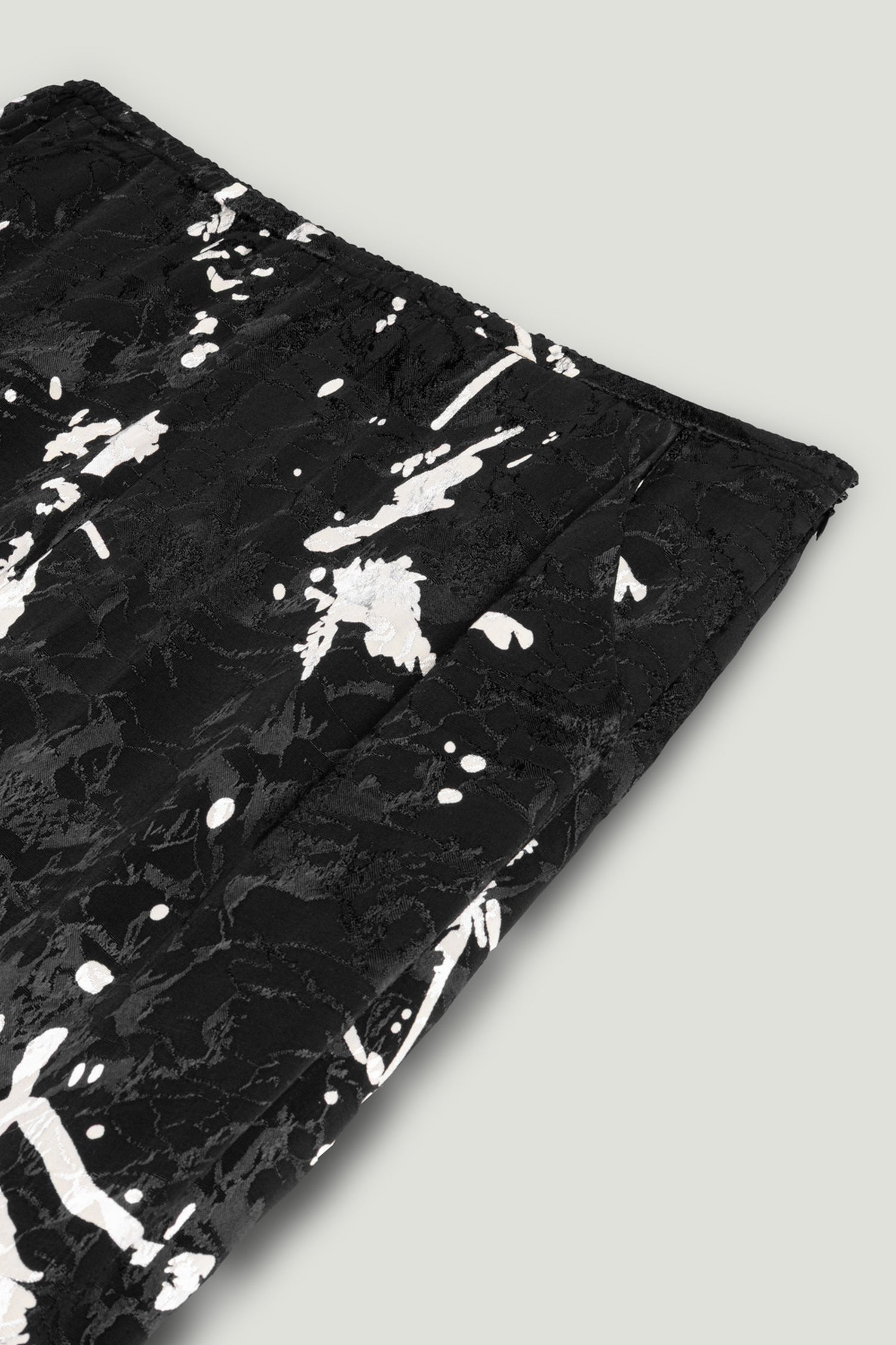 Black and White Draped Pants