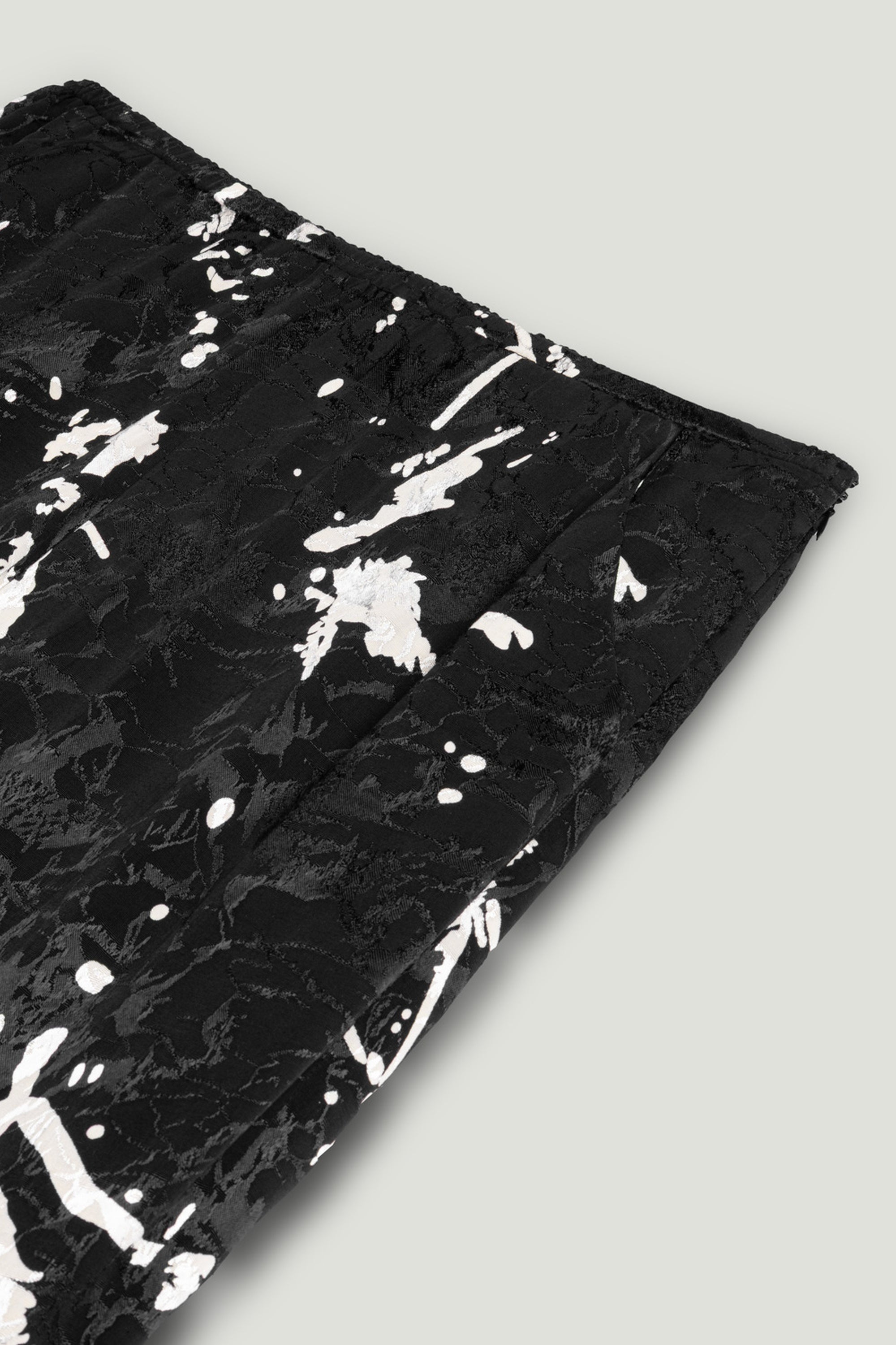 Black and White Draped Pants