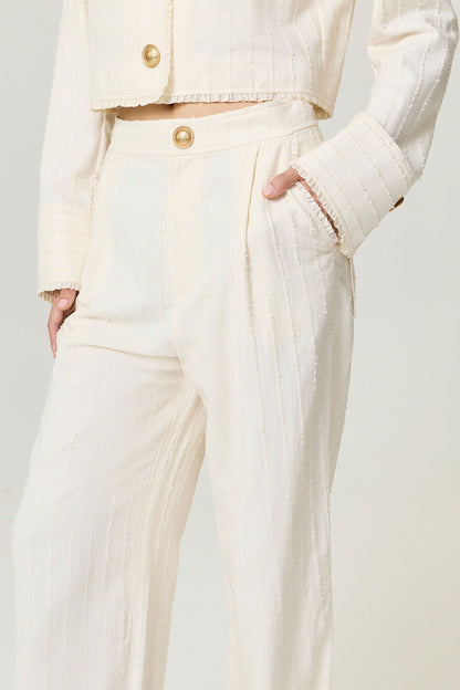 Ruffle Trim Detailed Pants