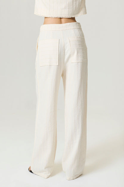 Ruffle Trim Detailed Pants