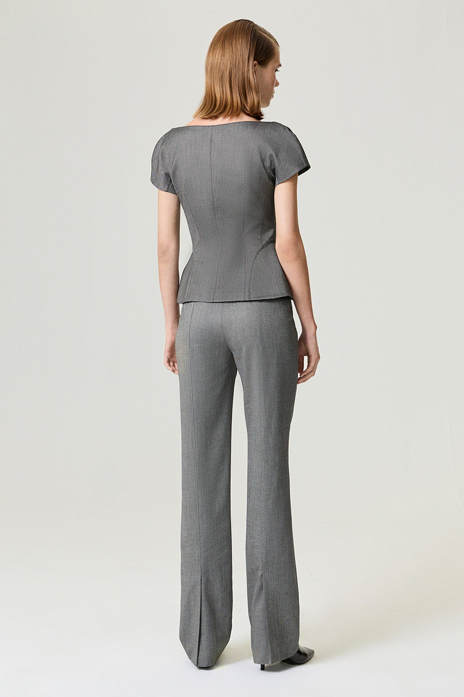 Side Slit Tailored Pants