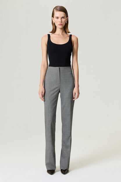 Side Slit Tailored Pants