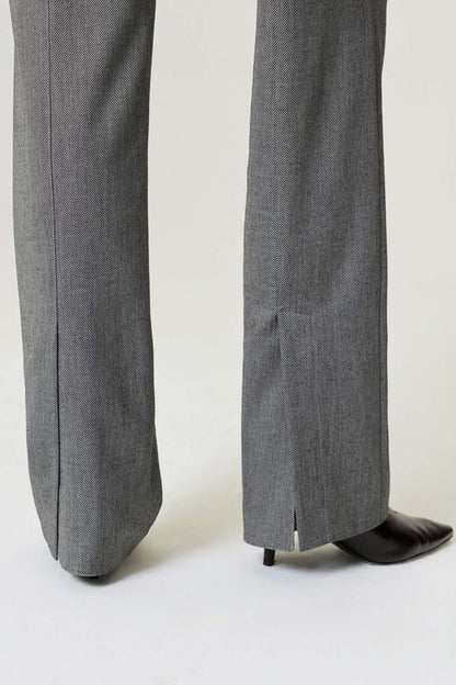 Side Slit Tailored Pants