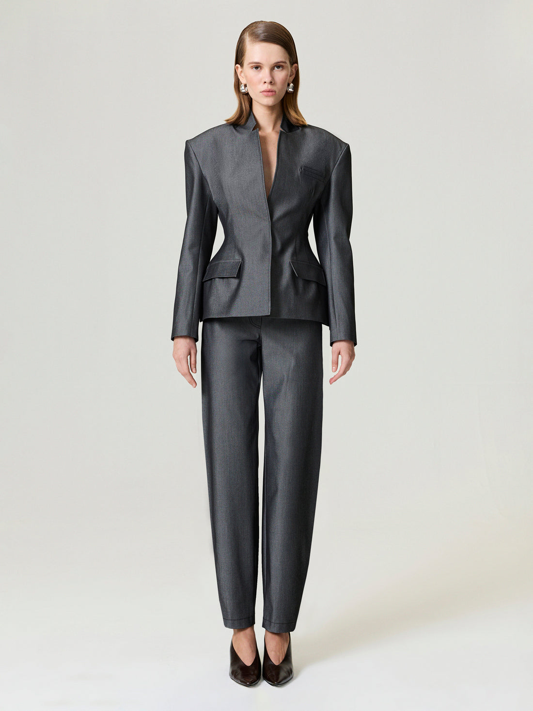 Balloon Cut Tailored Pants