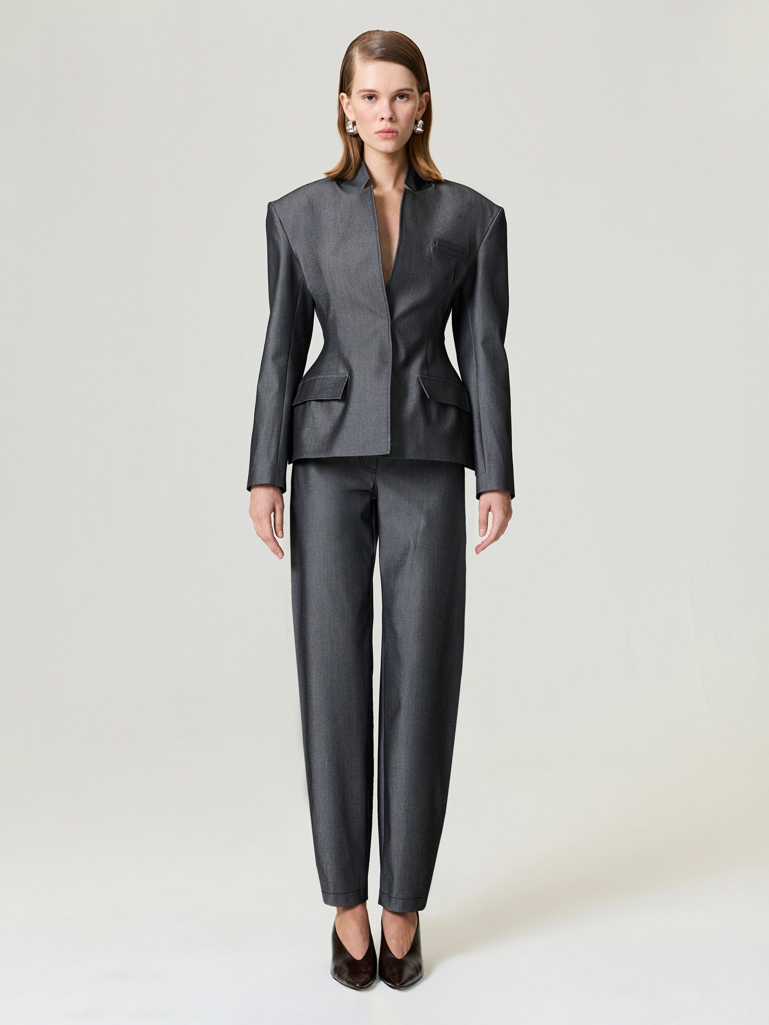 Balloon Cut Tailored Pants