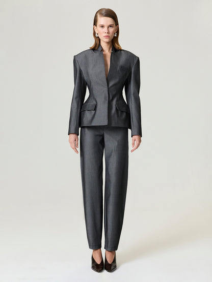 Balloon Cut Tailored Pants