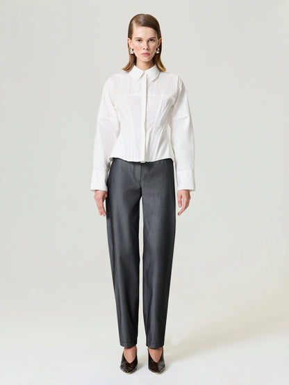 Balloon Cut Tailored Pants