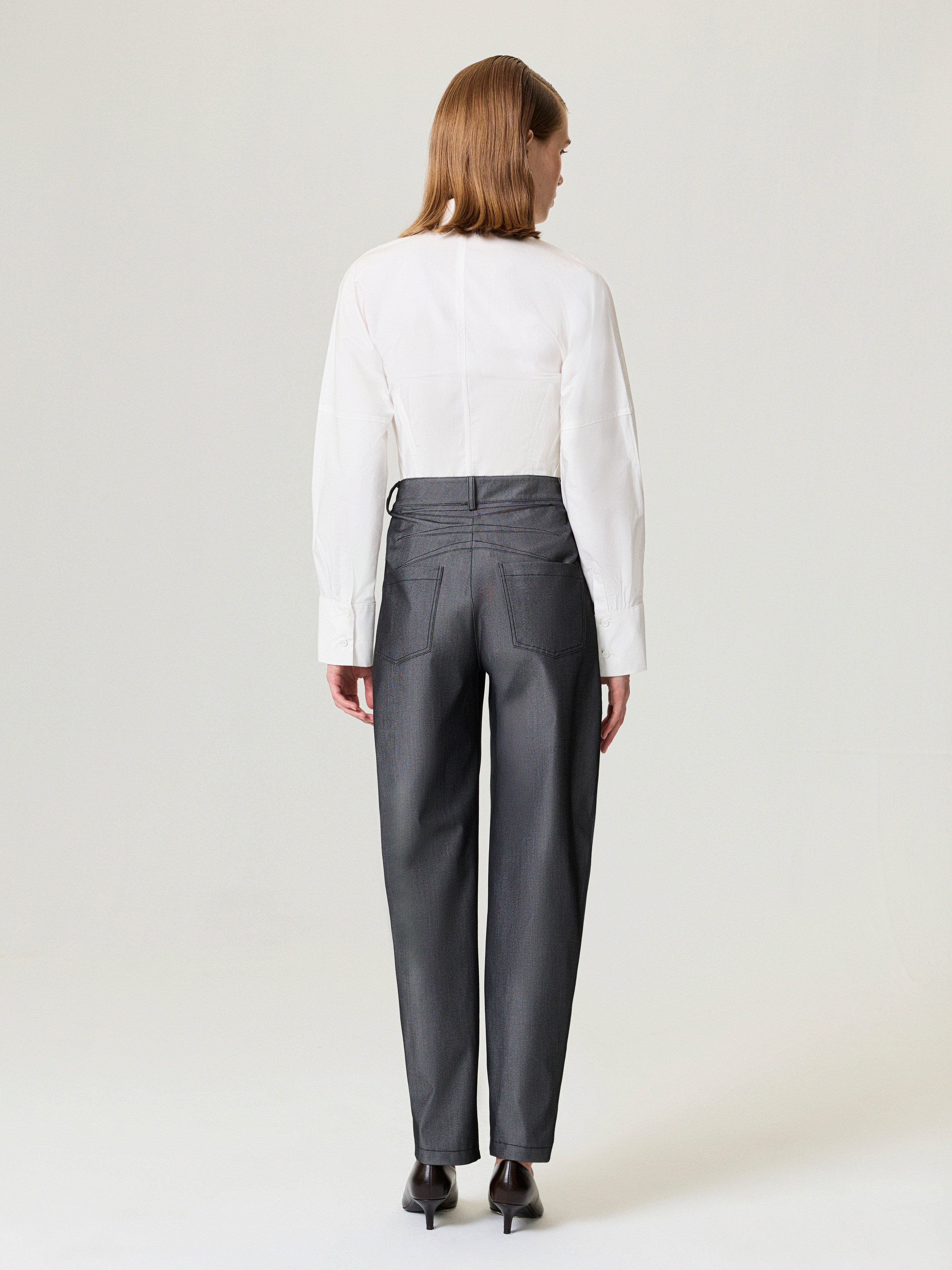 Balloon Cut Tailored Pants