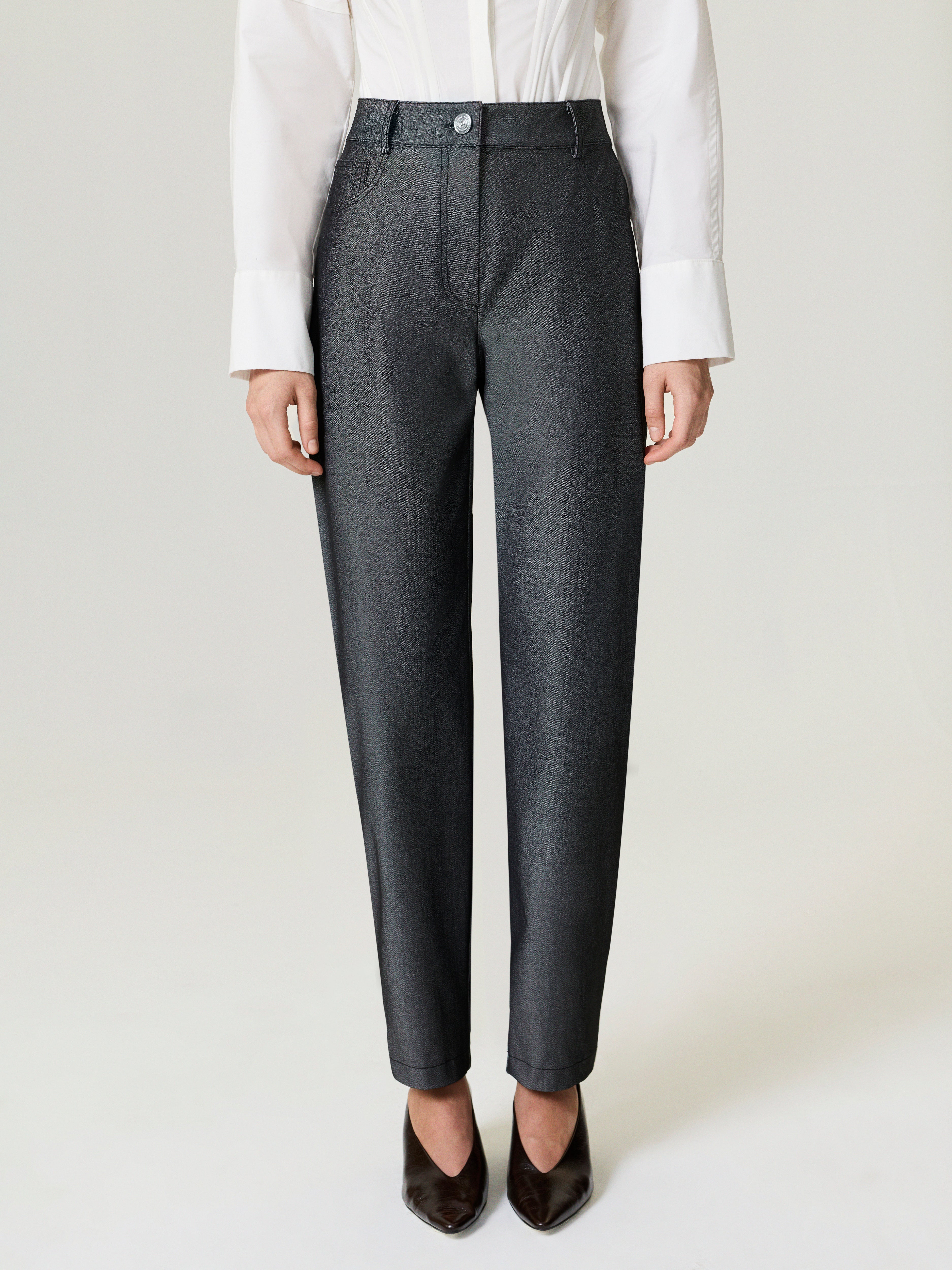 Balloon Cut Tailored Pants