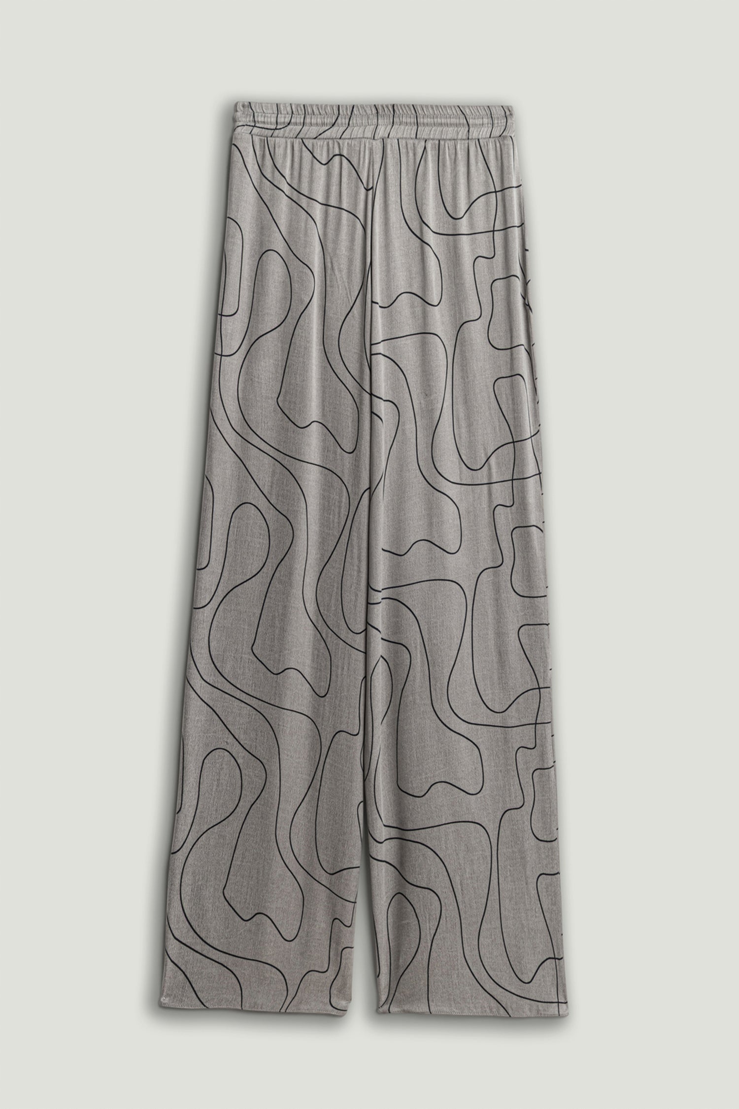 Flowy Wide-Leg Tailored Pants