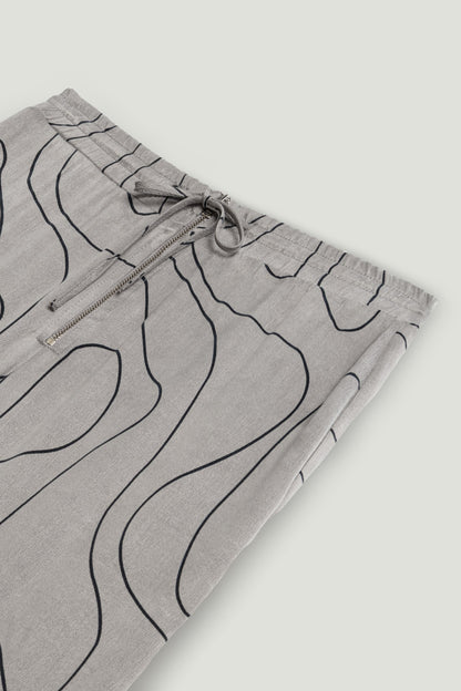 Flowy Wide-Leg Tailored Pants