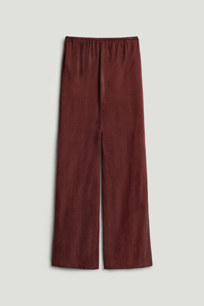 Fluid Tailored Wide-Leg Pants