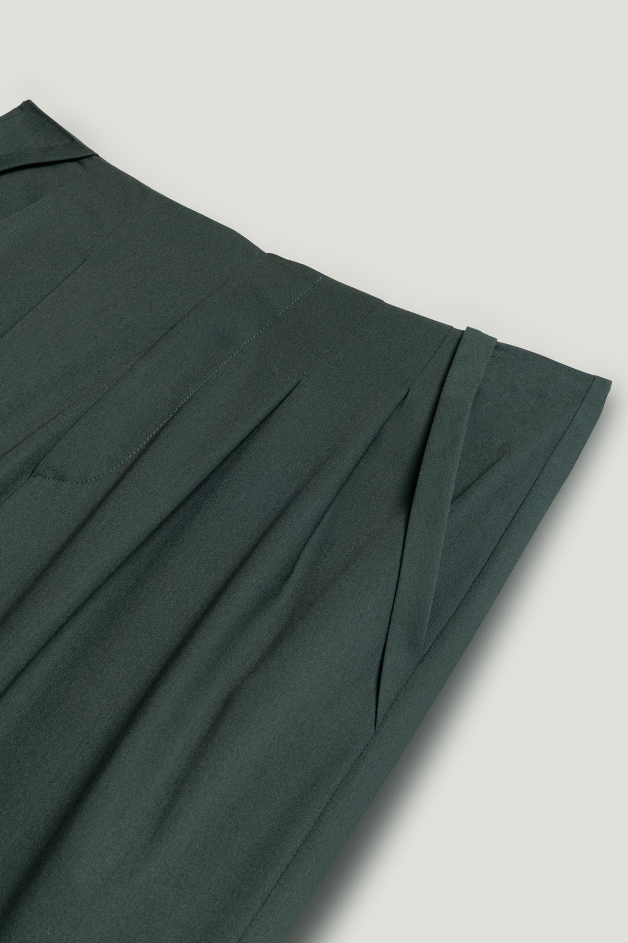 Forest Cropped Cigarette Trousers